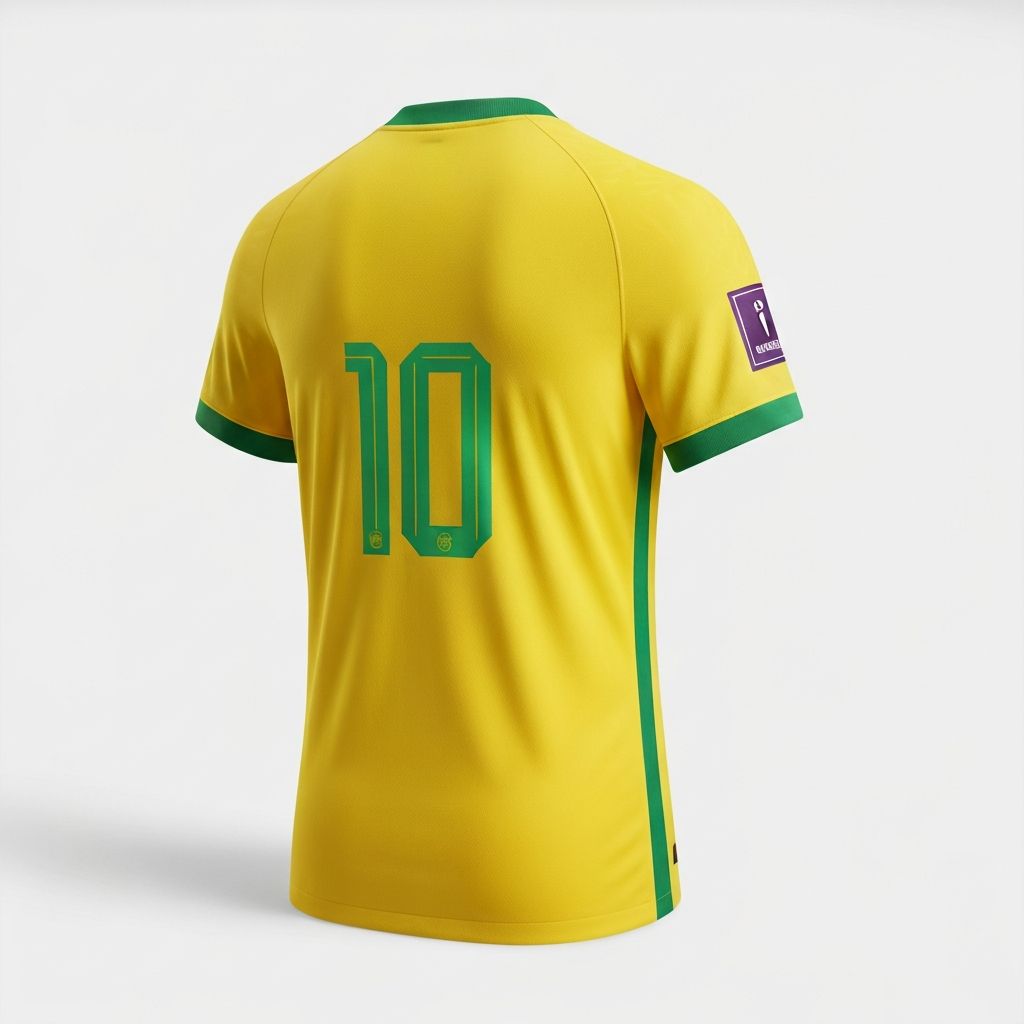 Camisa da Seleção Brasileira - Costas